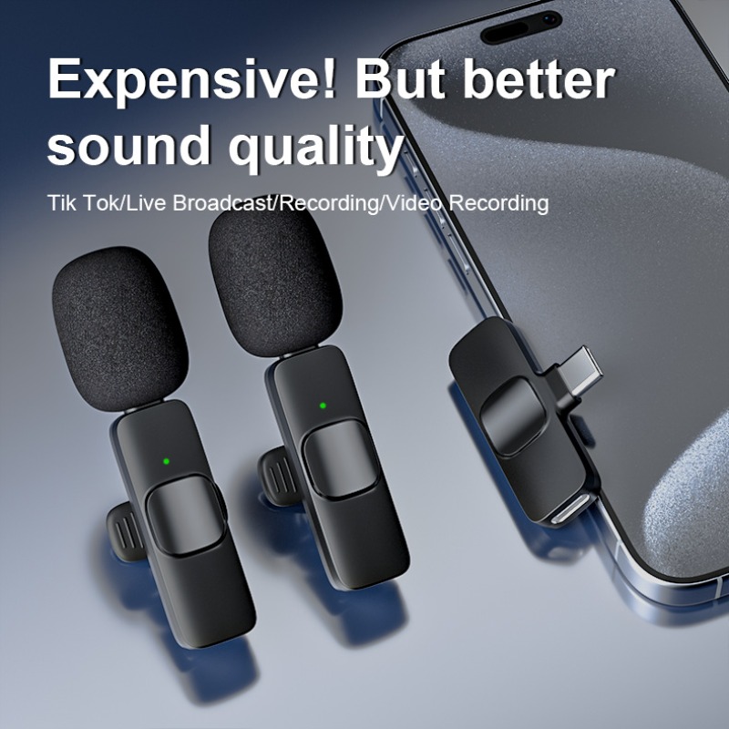 Wireless Lavalier Microphone 2 - Video Gaming & Esports Usd Acc 评论和价格