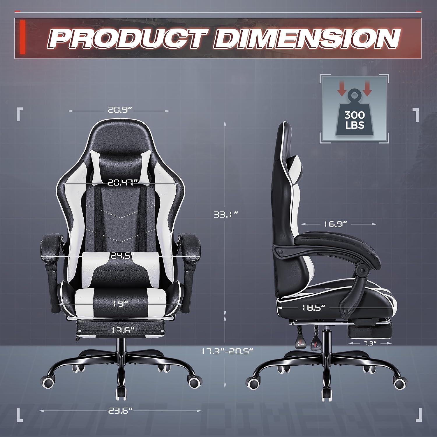 Furmax Gaming Chair, Video Gam - Video Gaming & Esports Usd Acc 评论和价格