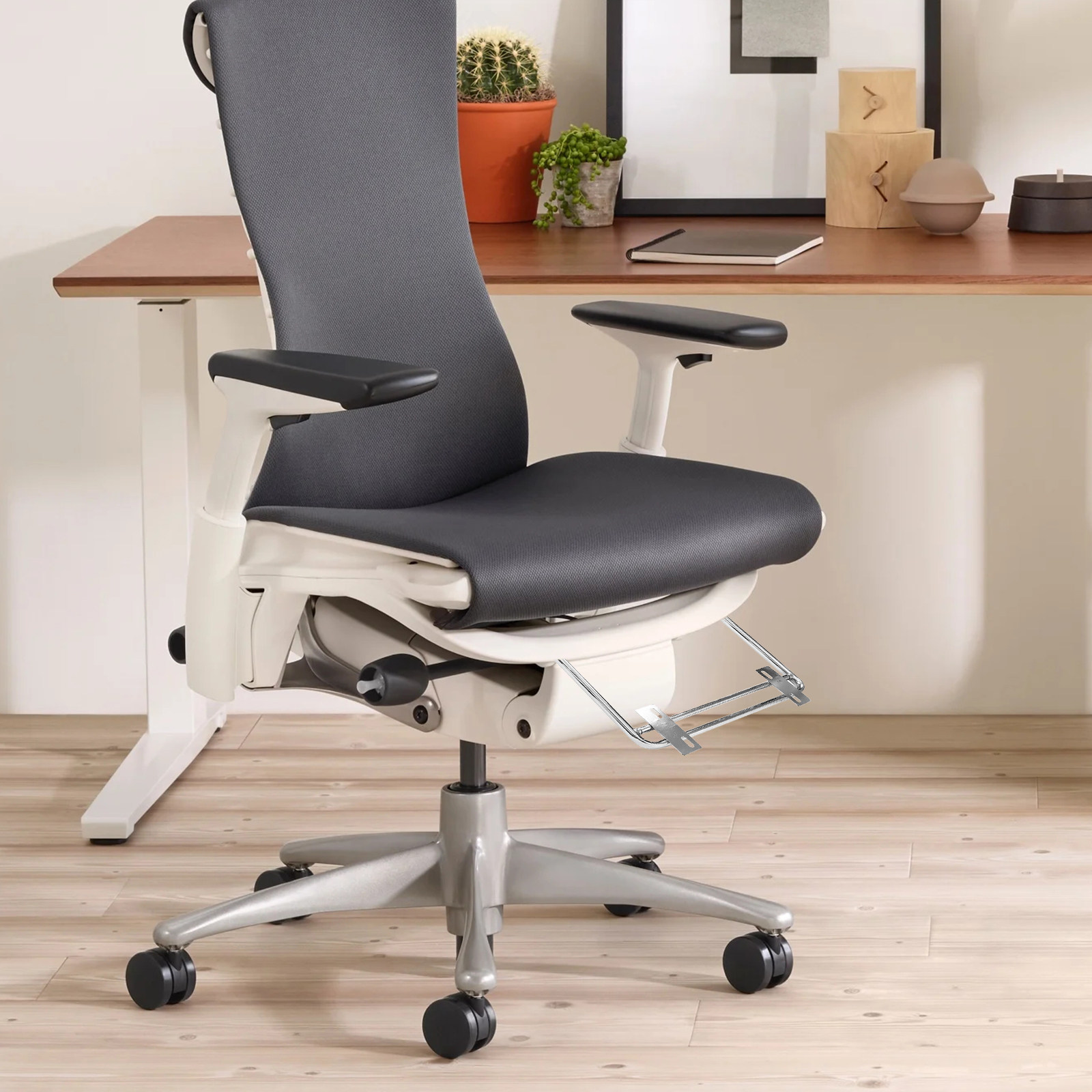 2Pcs Adjustable Retractable Fo - Footrest Under Desk 评论和价格