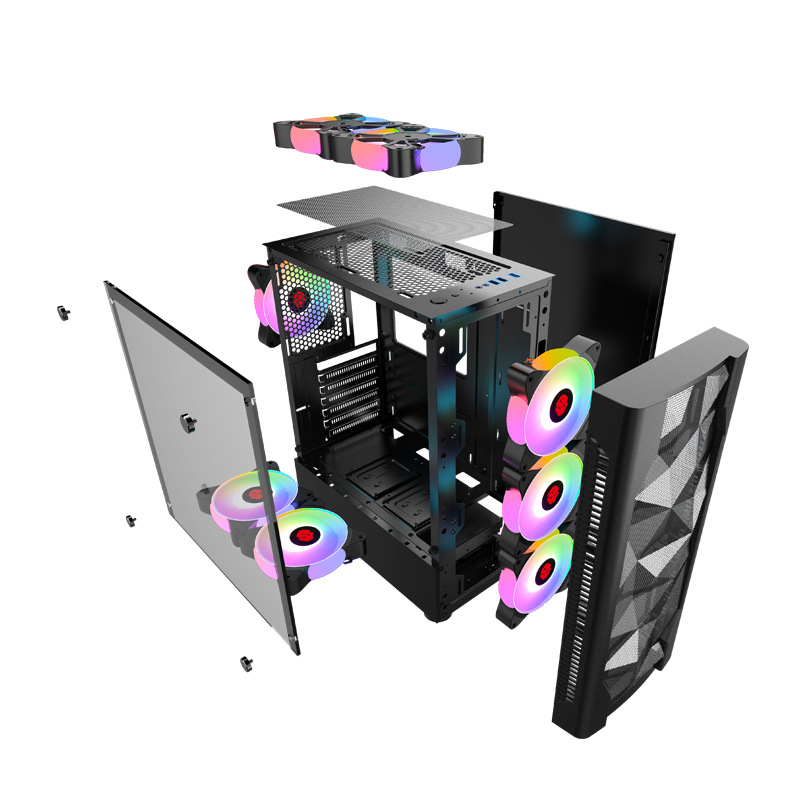 Gaming PC Case Tempered Glass  - Esports Gaming Pc Build 评论和价格